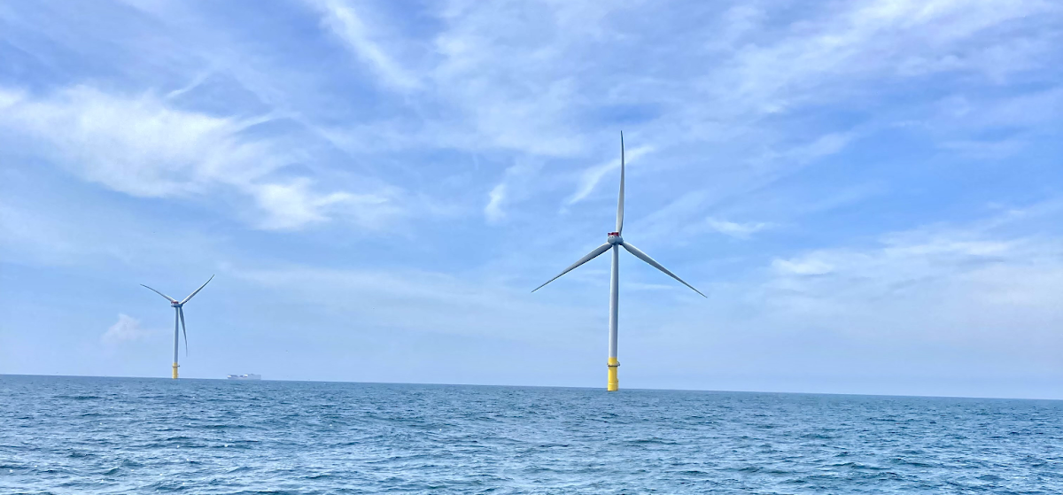 Wind turbine off of Virginia’s coast