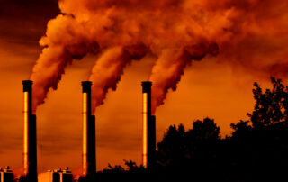 power plant smoke stack