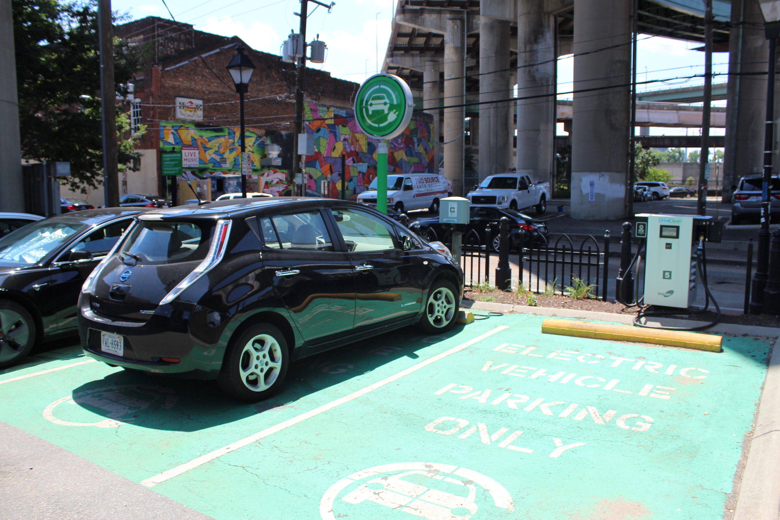 EV charging stations are being built across the state. Photo provided by Drive Electric RVA.