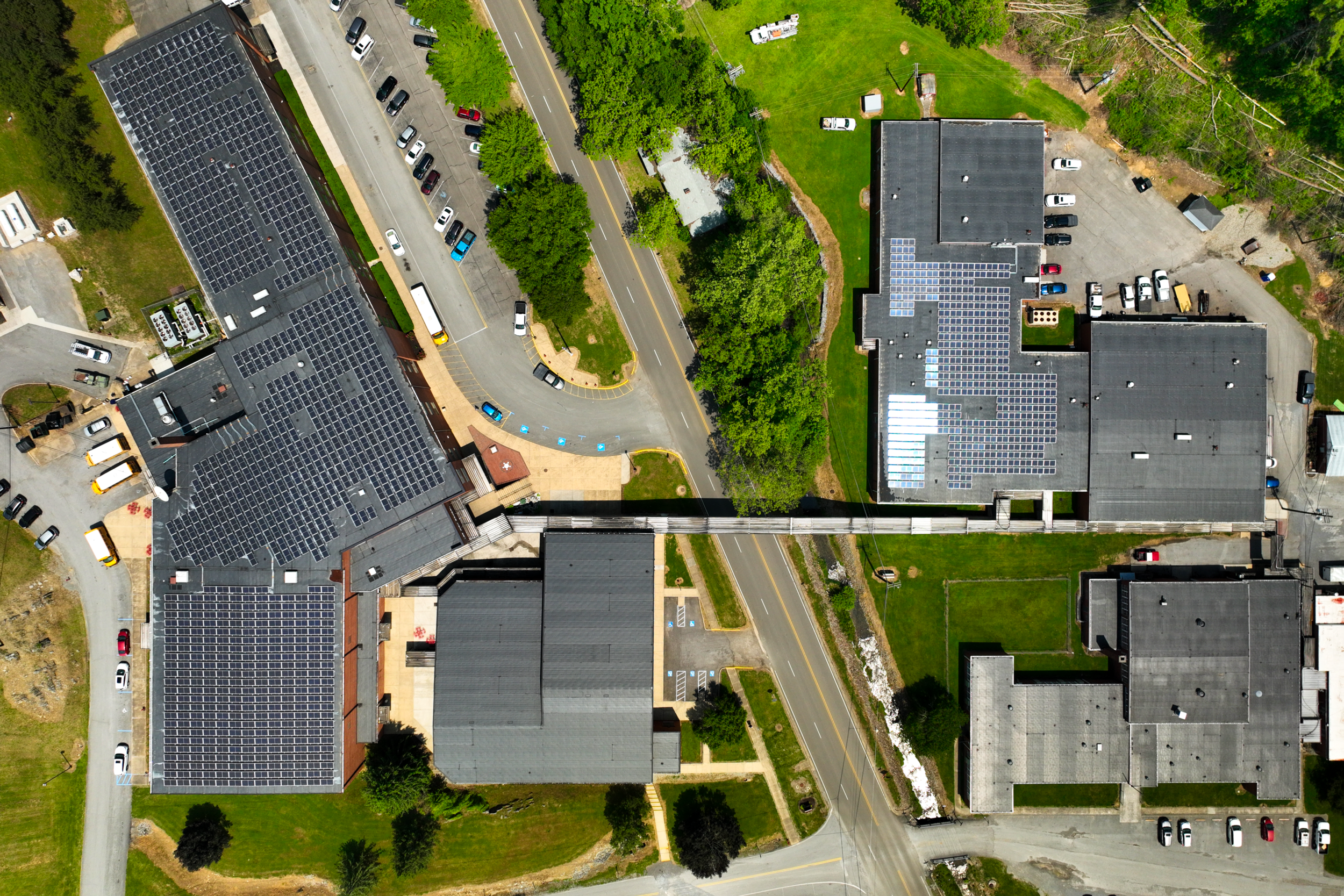 Aerial solar view, Lee County. Image credit: Andre Eanes