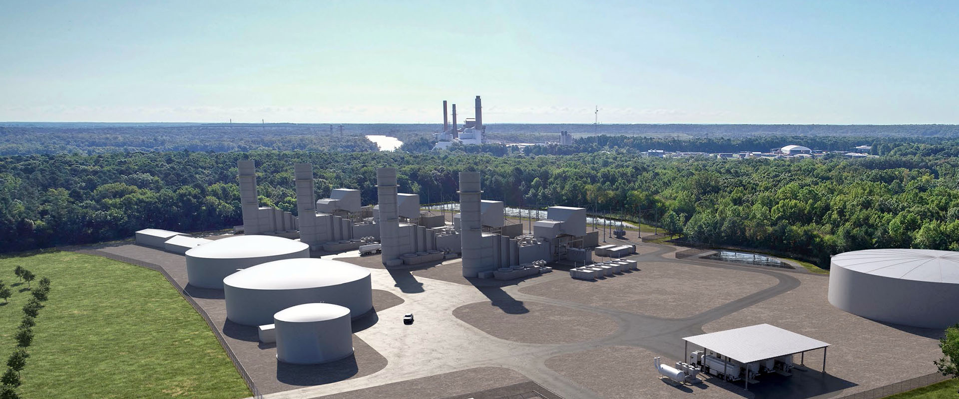 proposed Chesterfield Energy Reliability Center rendering