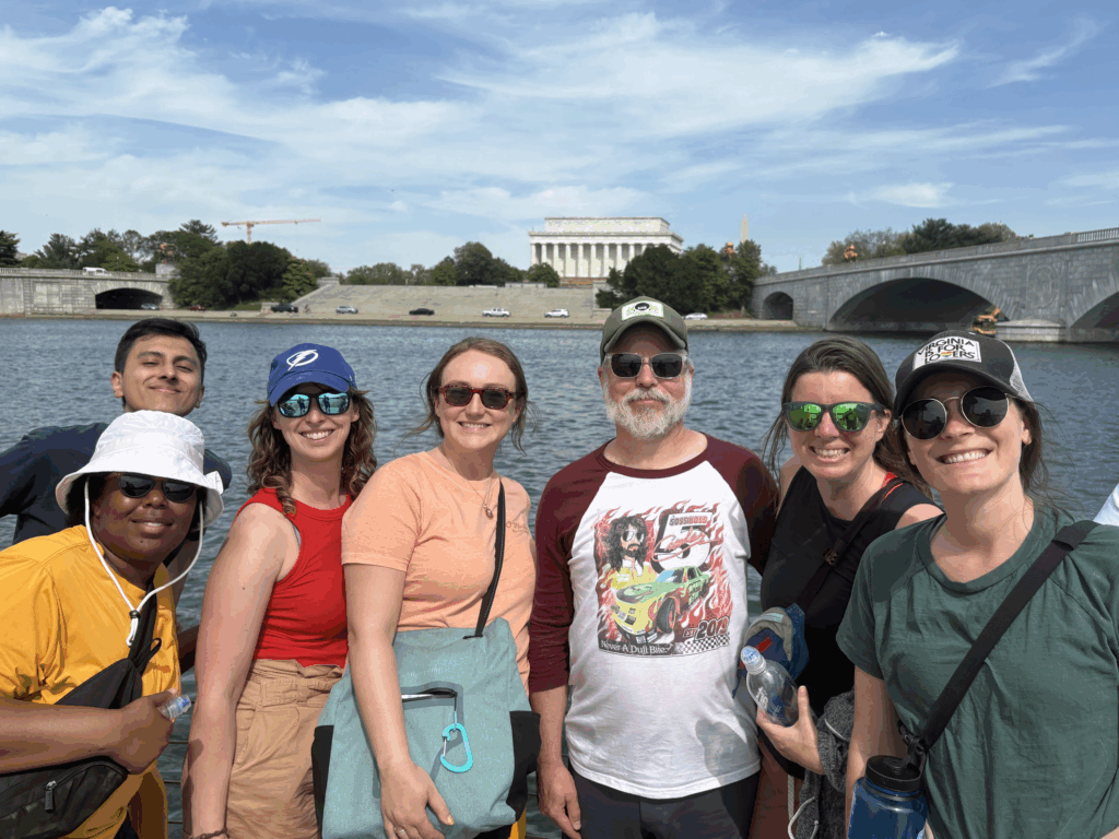 Water Taxi VCN Group Photo_Potomac River_Staff Retreat 2025